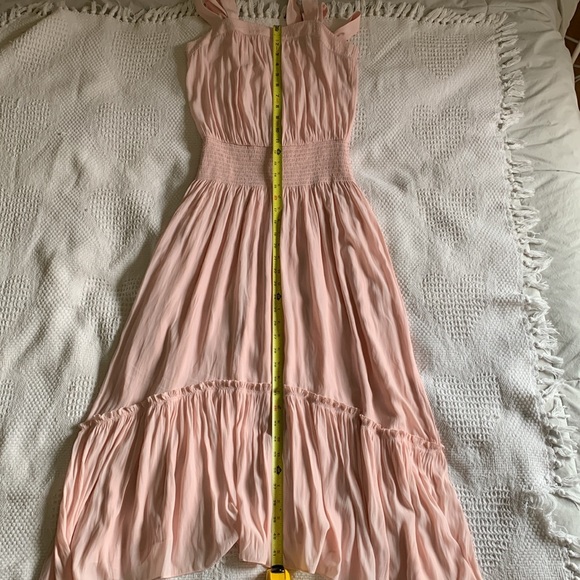 Ramy Brook Mackenzy Midi Summer Dress Powder Pink Extra Small (US4) - Picture 14 of 14